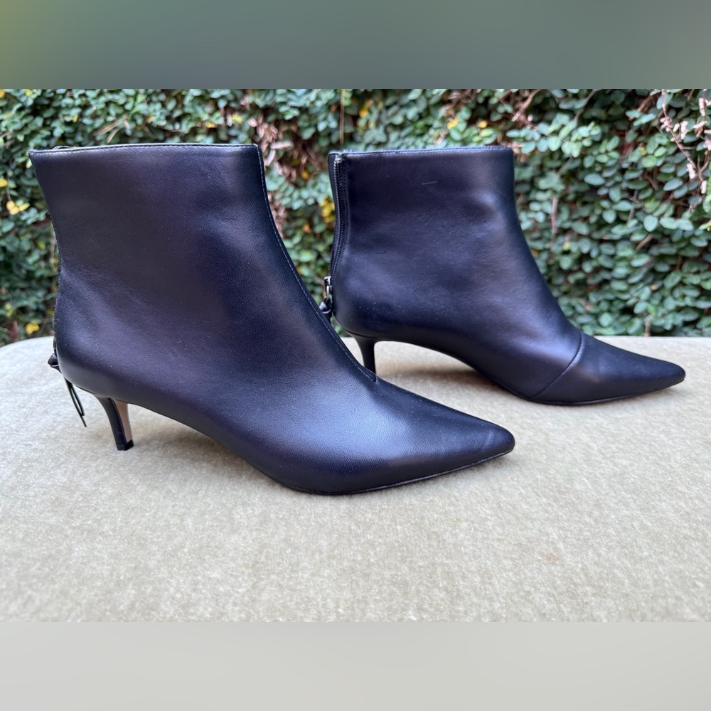 Saks Fifth Avenue Black Heeled Boots